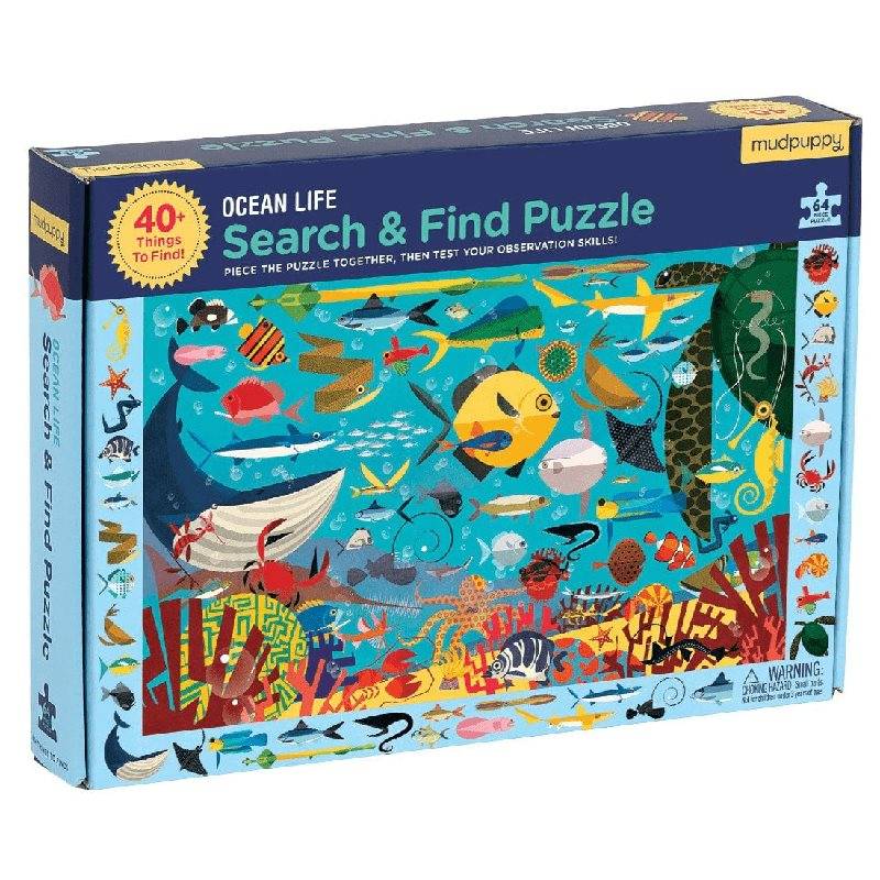 Pussel 64 bitar, ocean life