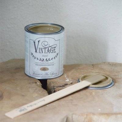 Chalk Paint Old Beige, 100 & 700 ml - Vintage Paint (Välj mängd: 100 ml)