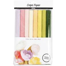 Crepepapir (Pastel) – 8 stk.