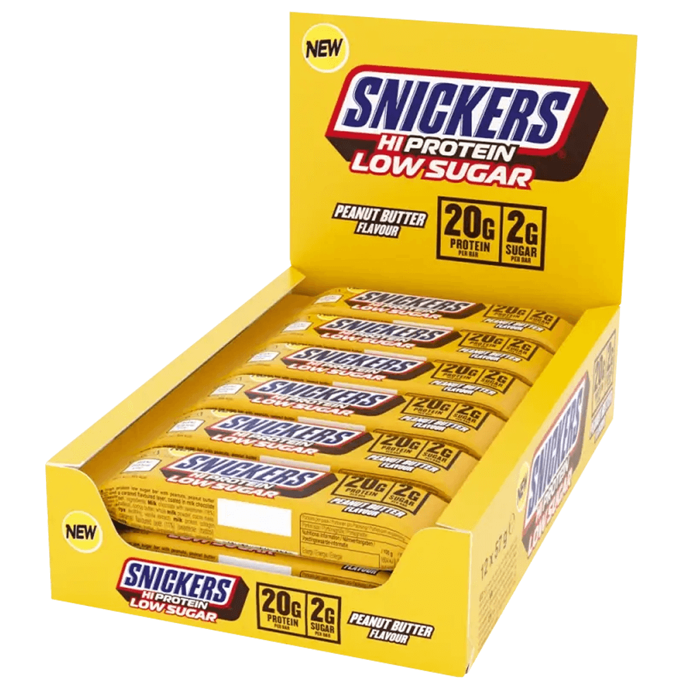 Mars Protein Snickers Hi-Protein Peanut Butter Bar Low Sugar - 10x57g. - Proteinbar