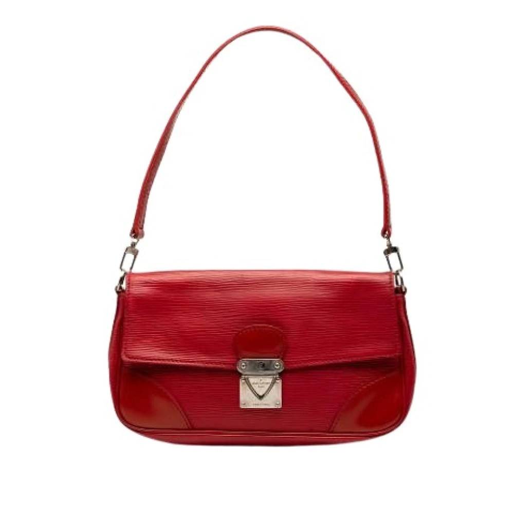 Louis Vuitton Vintage Pre-owned Epi Satchel - Vintage - Dame - Rød - ONE SIZE - Uld
