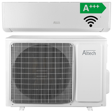 Altech SIRIUS 9K varmepumpe 0,7-5,5 kW. Luft/luft. Inde- & udedel.