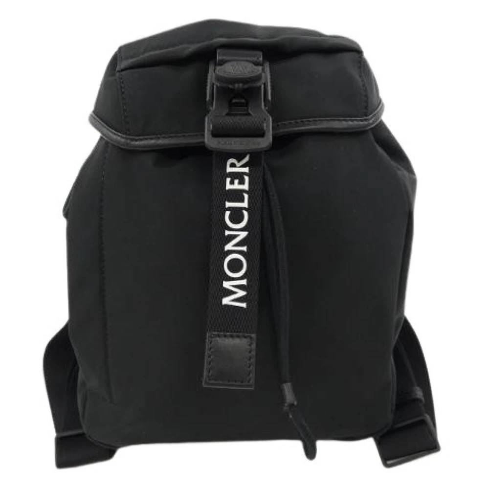 Moncler Pre-owned Pre-owned Backpack - Vintage - Dame - Sort - ONE SIZE - Uld