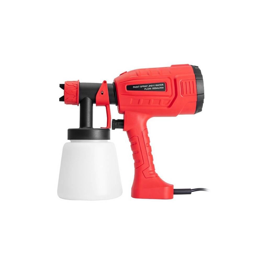 800ML Red Electric Spray Gun Tool Electric Spray Gun Paint Sprayer for Car Household Red Electric Spray Gun EU Plug
