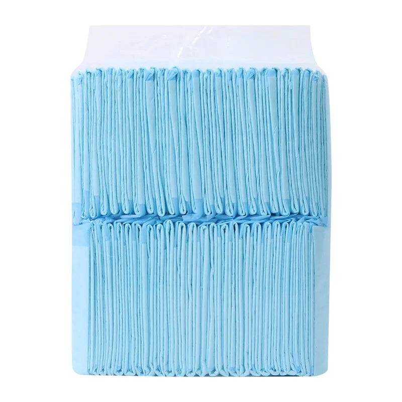 Super Absorbent Disposable Pet Training Pads for Dogs & Cats - Blue / 100 PCS