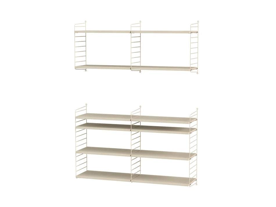 Reol, Living room N fra String Beige - ask - Jacobsen Plus