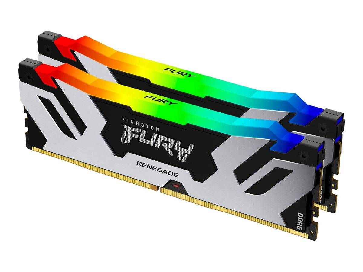 Kingston FURY Renegade DDR5 SDRAM 96GB kit 6400MHz CL32 On-die ECC DIMM 288-PIN --> I externt lager, forväntat leveransdatum hos dig 14-08-2026