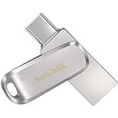 SanDisk Ultra 64GB Dual Drive Luxe Type-C 150MB/s USB 3.1 Gen 1, Silver