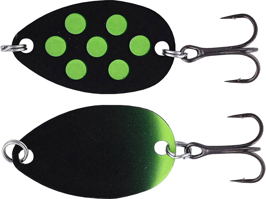 Westin Fidusen Skeddrag - BLACK GREEN DOTS (3,2 CM OCH 2,8 GRAM).
