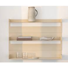 Metallbude Aris hylde - cashew - 3 stk