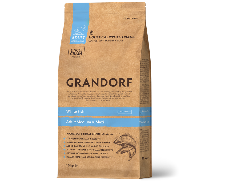 Grandorf White Fish Adult Medium & Maxi - 3 kg