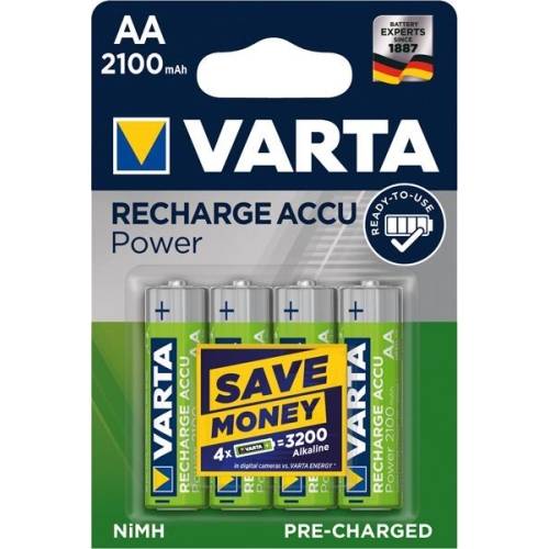 Uppladdningsbart batteri 1,2V - AA/HR6; Ø14,5x50,5 mm - 4 st