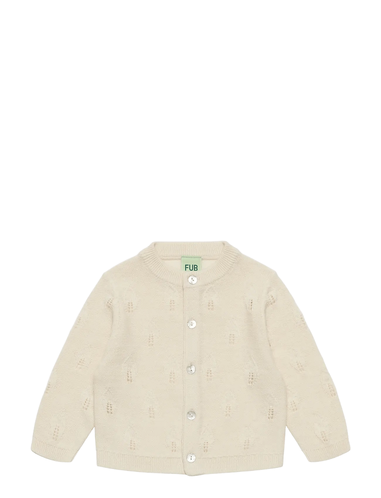 FUB Baby Leaf Cardigan | Cream | 92