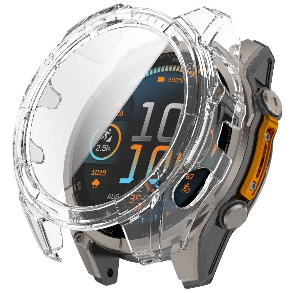 Garmin Tactix 8 AMOLED (47mm) Hårt Plast Skal m. Skyddsglas - Genomskinlig