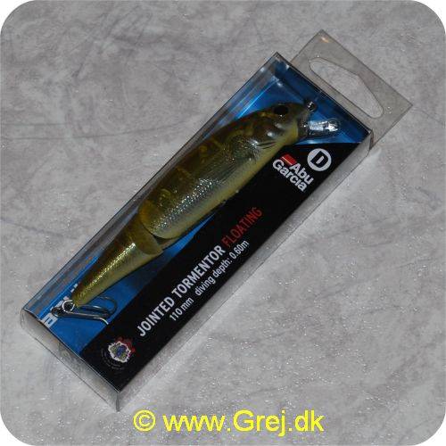 Jointed Tormentor wobler - 11 cm - 20g - Oliven/transparent - Flydende