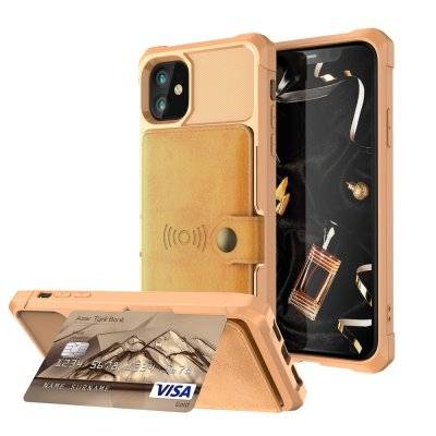Multi-Slot Skal iPhone 12 Pro Max Brun