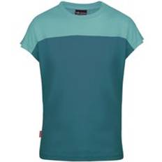 Trollkids Girls Bergen T - T-shirt - Børn Teal / Glacier Green Child's height 140 cm