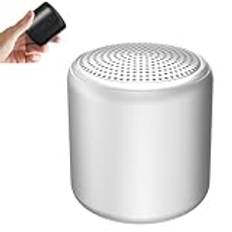 Lilyrhyme Sound Machine, Portable Bluetooth Speaker in Macaroon Color, White Noise Sound Machine, Waterproof Wireless Speakers, for Office Home Travel(Bright white)