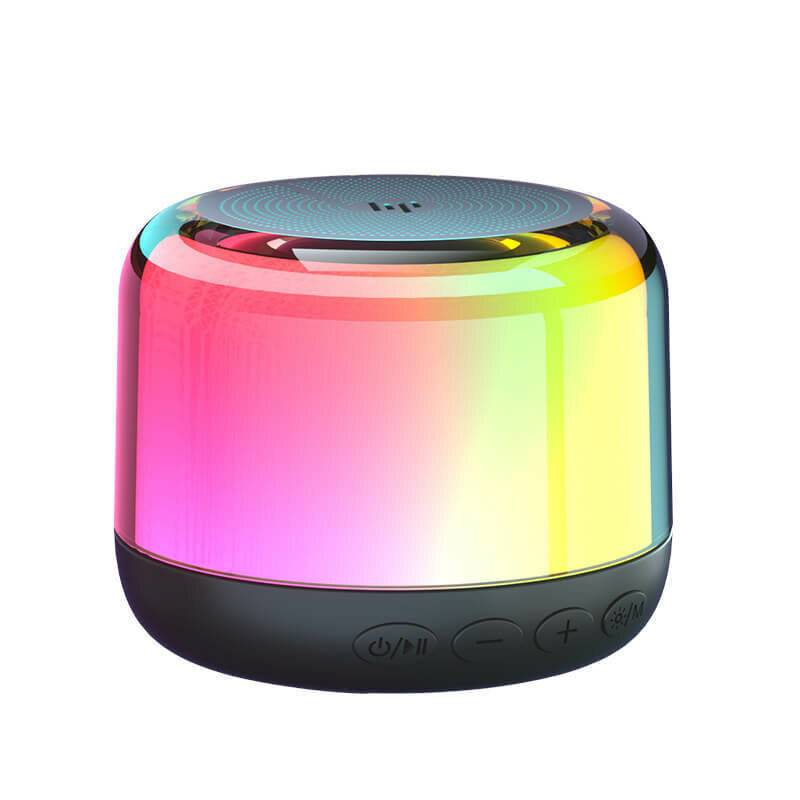 HP S02 Bluetooth-högtalare Desktophögtalare Stereo Bass RGB-ljus TWS Hands-free-samtal Trådlös högtalare