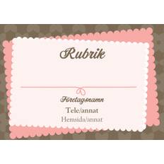 Kapaskiva i A2-format - Rosa - Scrapbook - Komik