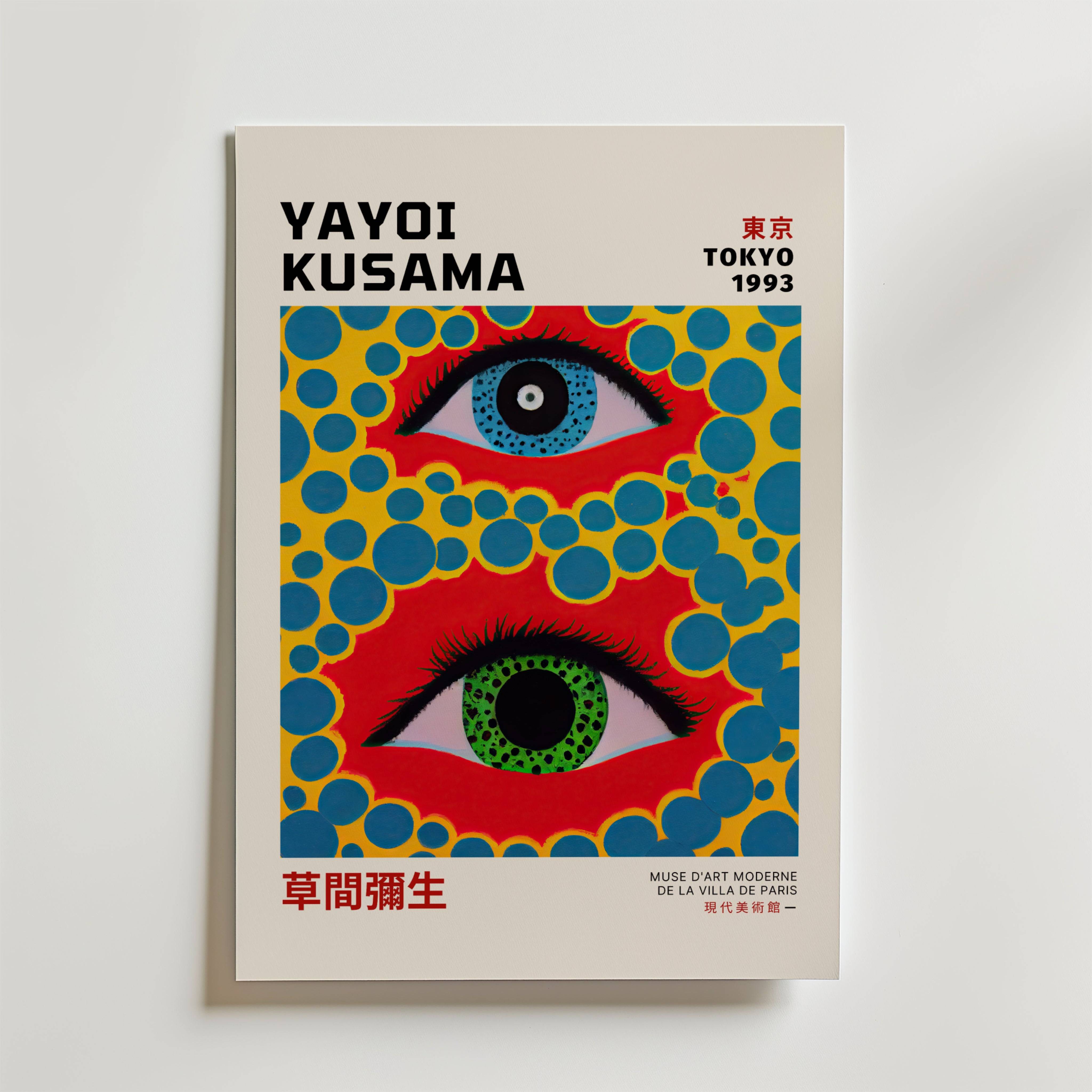 Yayoi Kusama Eye Poster - Fine Art Poster 50x70 cm