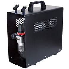 Professionell aerografkompressor Fengda FD-196A med lufttank/tryckregulator/3,5 L/6 bar/automatisk avstängning