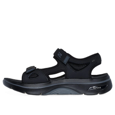 Skechers Go Walk Arch Fit Herre Sandal 44 BLACK