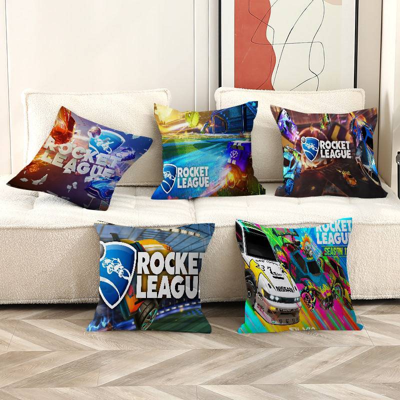 Rocket League Kuddar Gåvor Hemmakontor Möbler Sovrum Soffa Bil Kuddfodral Fodral 45x45cm