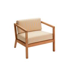 Skagerak Virkelyst Chair Teak (Golden Yellow Stripe)