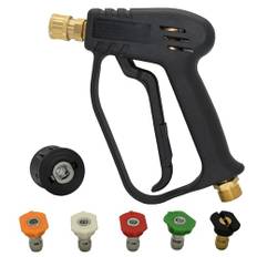 DANCINGBOAR Högtryckstvätt Pistol, 5000 PSI Högtryckstvätt Skumpistol med 5 Spray Munstycken, M22 14mm till Snabb Koppling för Karcher Slang, Högtryckstvätt Sprutpistol för Biltvätt