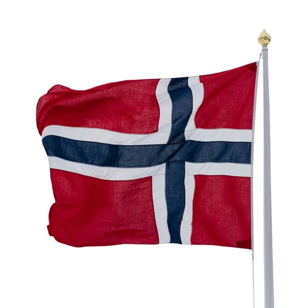 Langkilde & Søn Norsk Flag (Original) 110x150 cm