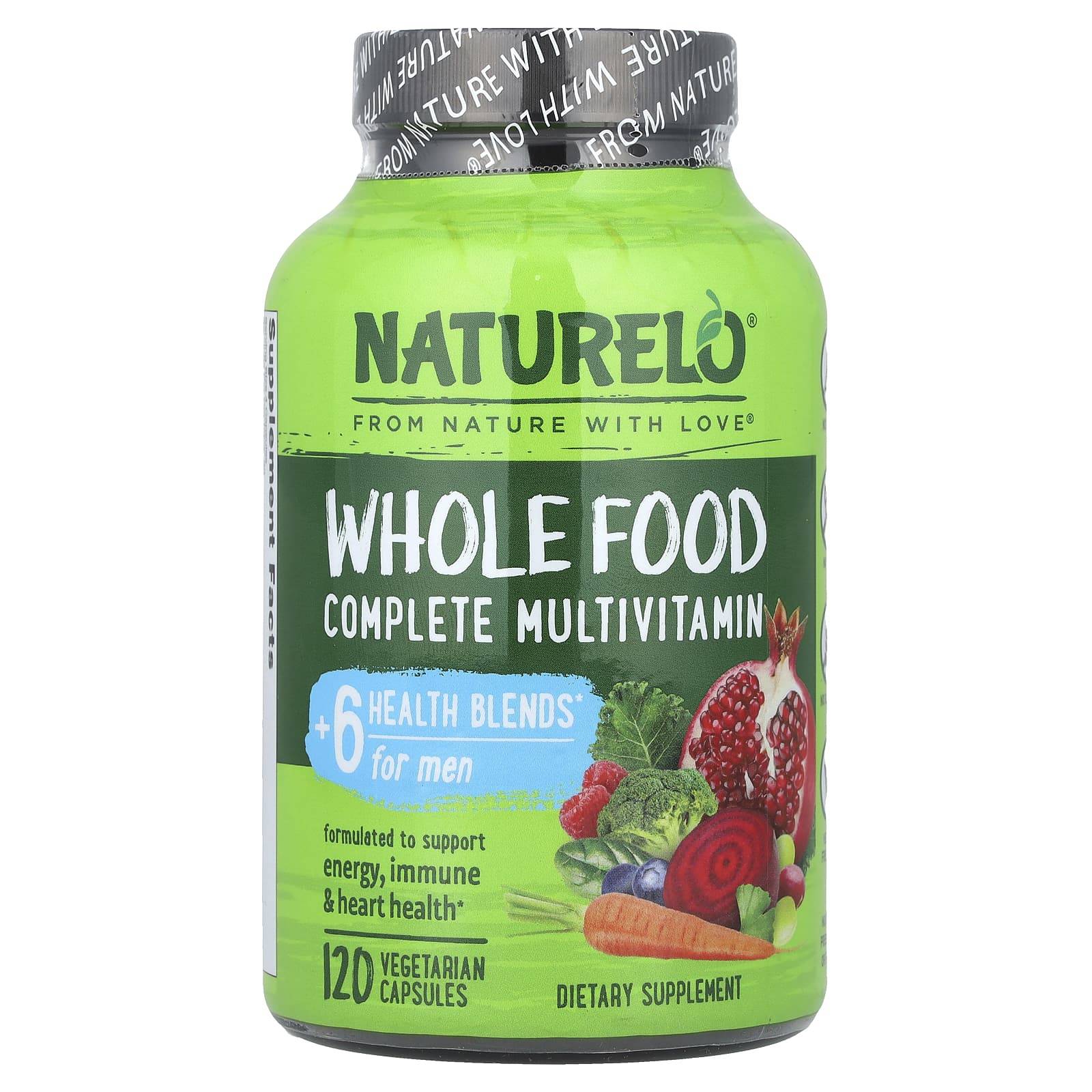Whole Food Complete Multivitamin, Men's, Veggie Capsules 120