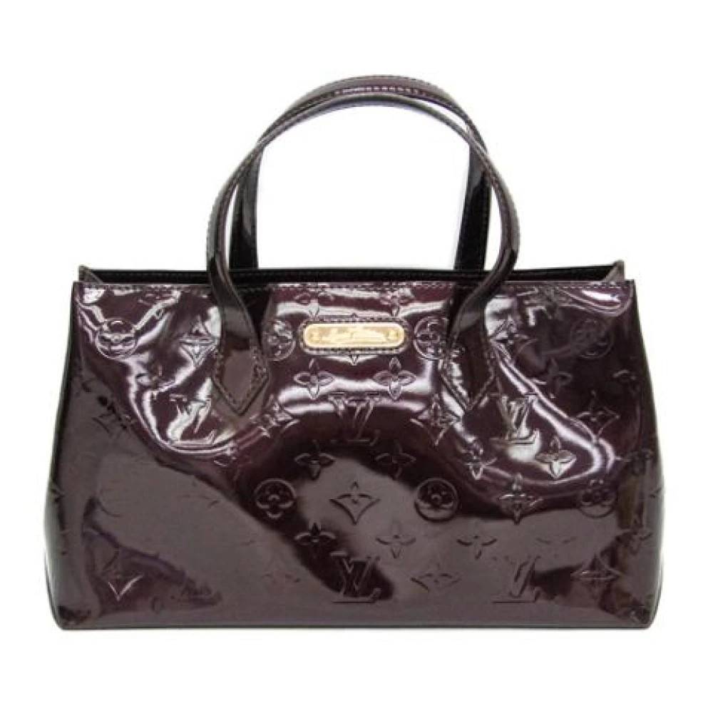 Louis Vuitton Vintage Pre-owned Wilshire PM Håndtaske - Vintage - Dame - Lilla - ONE SIZE -