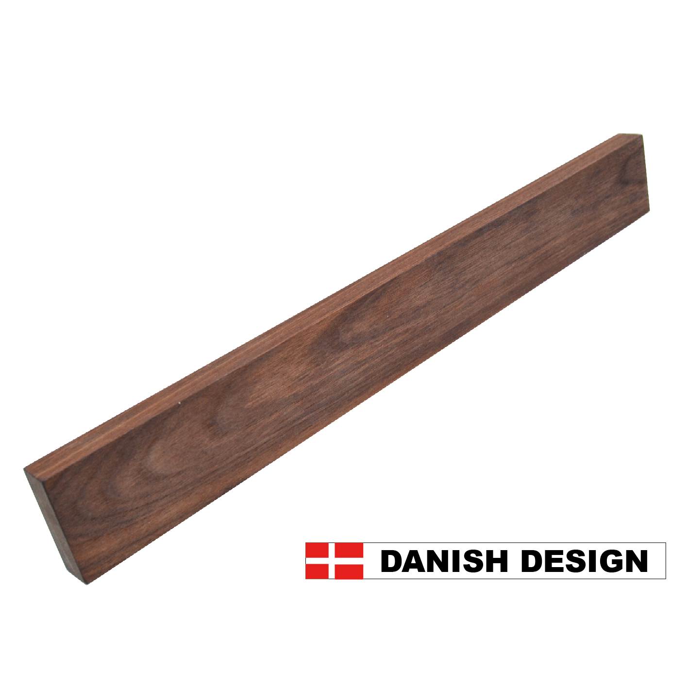 Knivmagnet i valnötsträ 7 knivar 45 cm