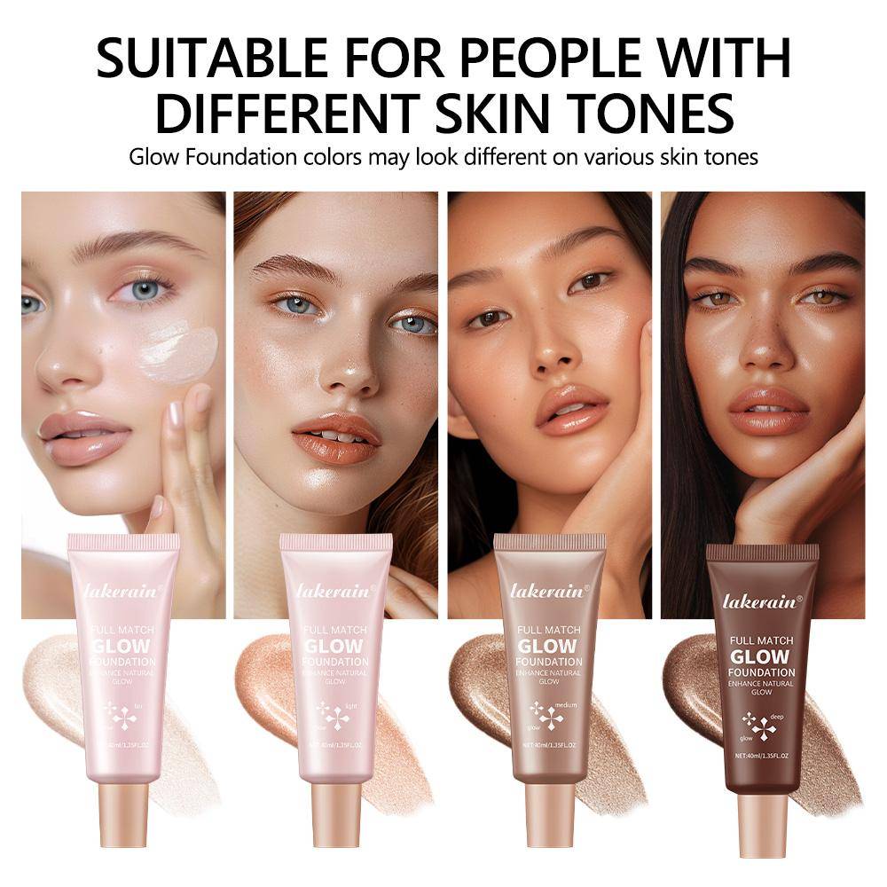 Glow Foundation Illuminator Glotion Naturlig Glow Förstärkare Lysande Närande Lätt Bas Mångsidig Illuminator Highli beige