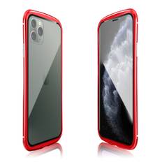 Luphie Wasp iPhone 11 Pro Alu-Bumper + Glas - Rød