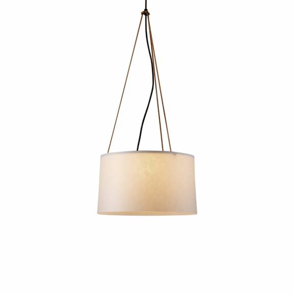 Gadd Pendel 35cm Läderband/Vit