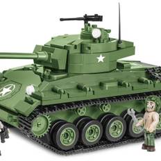 COBI M24 Chaffee Historical Byggklossar 2543 lek, konstruktion, modell, leksak, figur