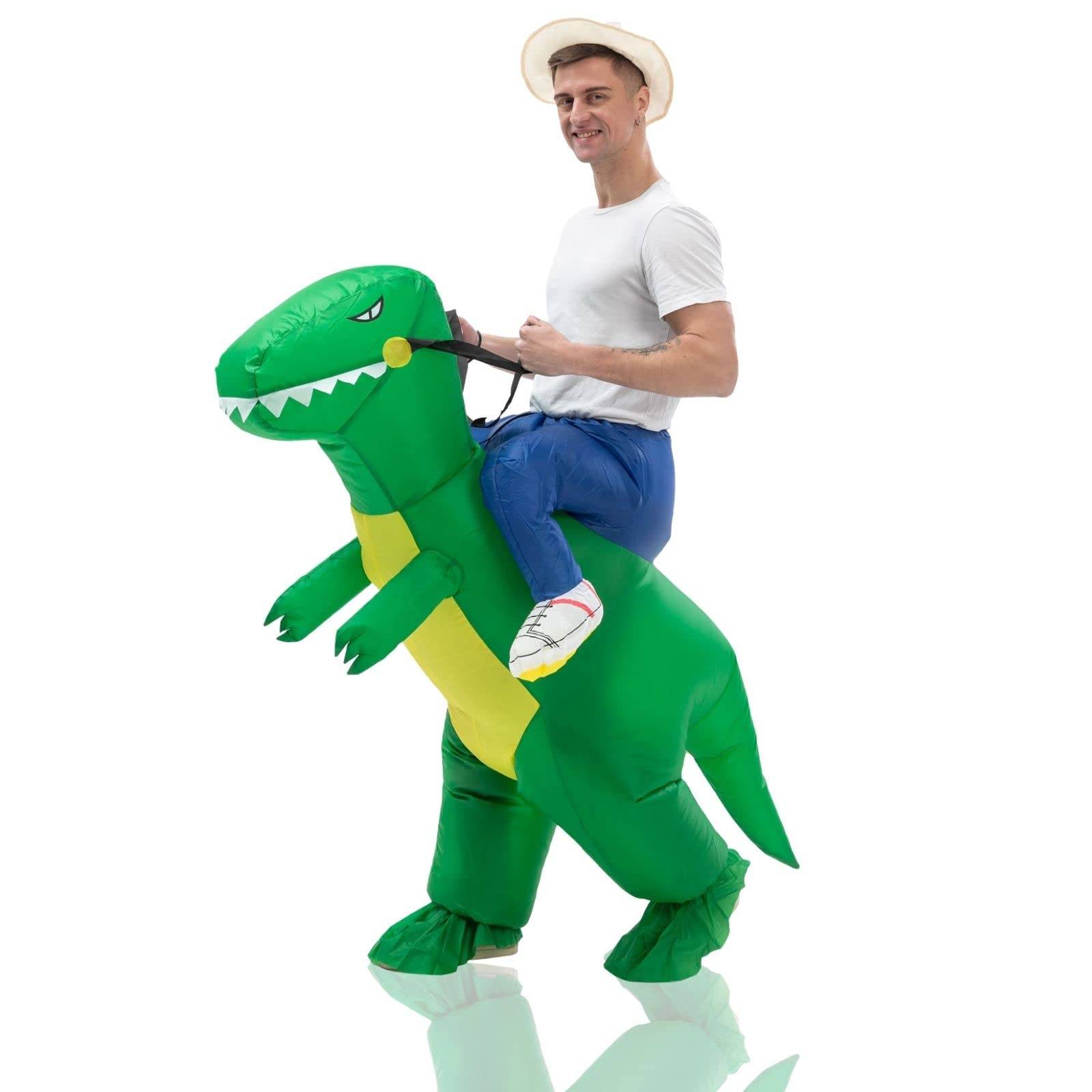 Halloween Dinosaur Funny Inflatable Kigurumi Event Party Fun Adult Aircos [mugenbo] Cosplay, Cosplay, Costume, Disguise, Aircos, Supplies, Costume, grön