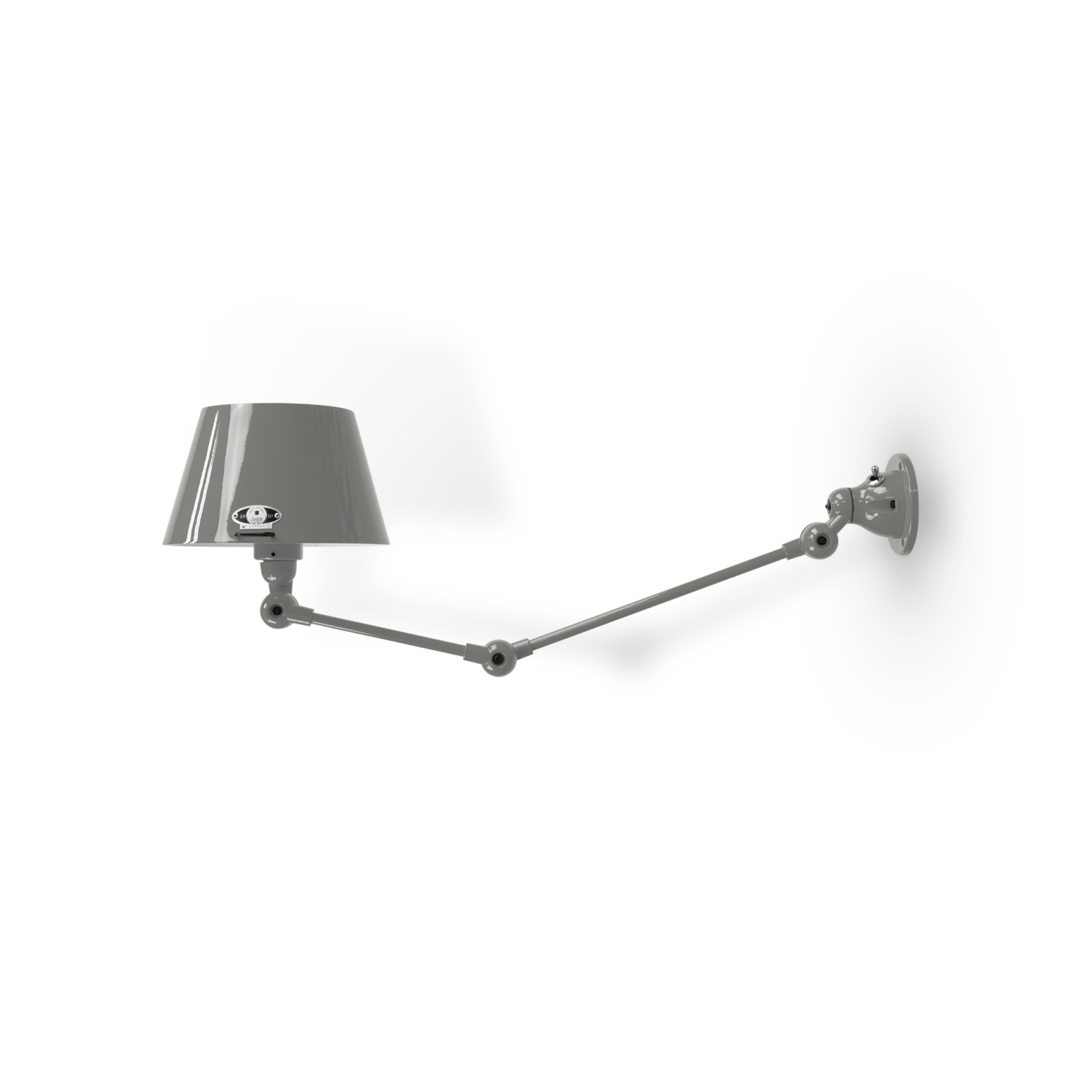 Aicler AID371 væglampe fra Jieldé - Mouse grey / Blank