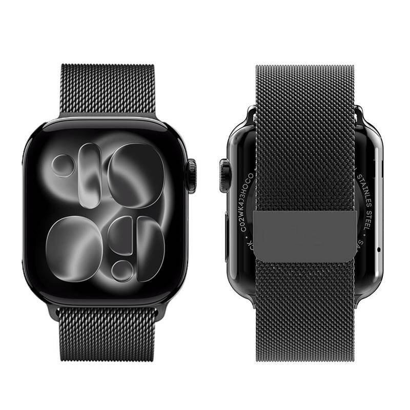Ny Milanese-loop För Apple Watch 11remmar 45mm 44mm 40mm 41mm 42mm 46mm armband iwatch serie 10 8 7 6 5 4 SE 9 Ultra 2-3 49mm