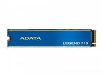 (ComputerSalg) ADATA Legend 710 - SSD - 1 TB - inbyggd - M.2 2280 - PCIe 3.0 x4 (NVMe) - 256 bitars AES - integrerad kylfläns