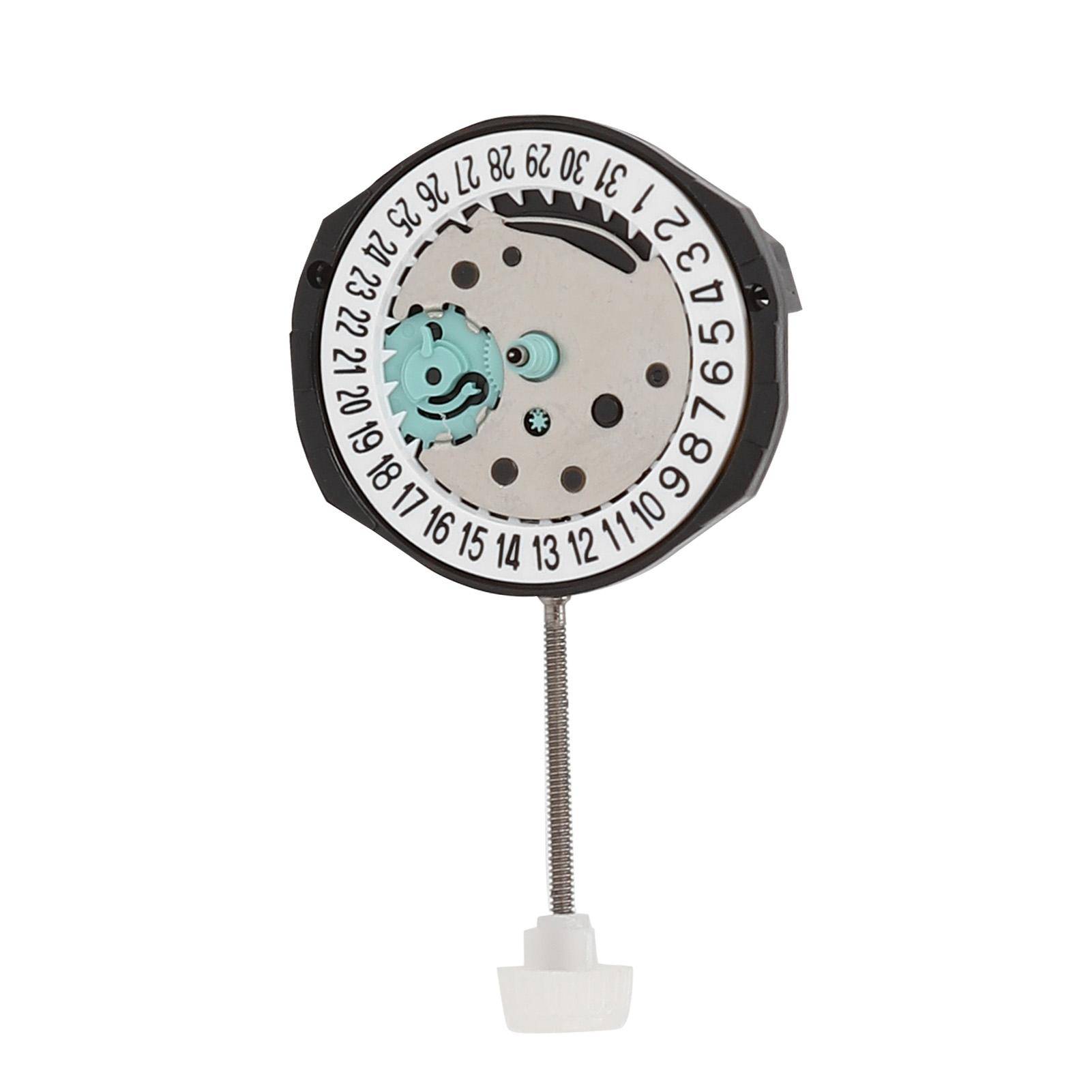 Quartz Urverk Legering SL25 3 Visare Kalender Klockurverk Reservdelar Tillbehör för Wat