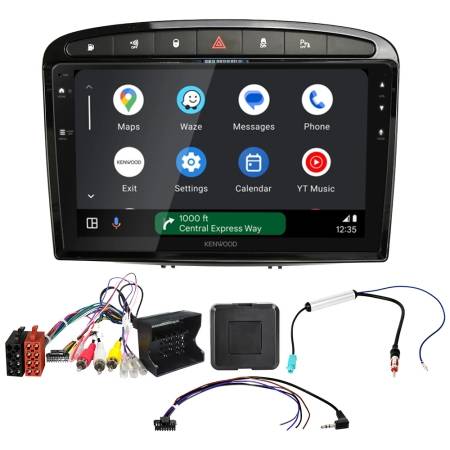 Kenwood DMX80AXS bilstereopaket till Peugeot 308 och 408