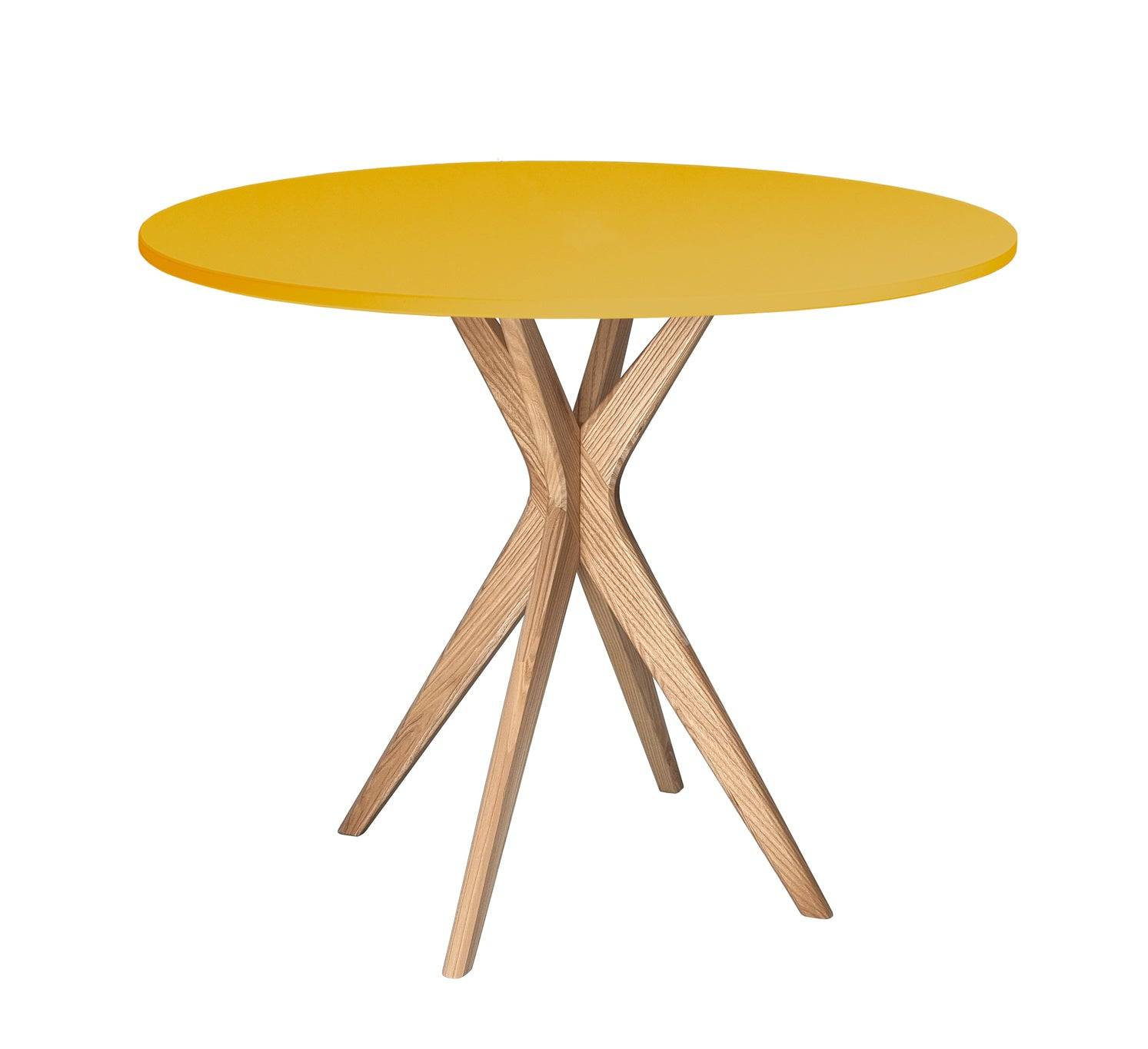 JUBI rundt spisebord diam. 80cm Broom Yellow