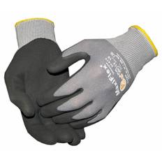 Handsker Maxi-flex grå sort nylon lycra nr 11 - pakke med 12 par