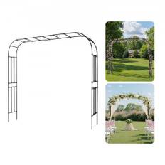 VEVOR Metal Havebue 240 x 360 x 38 cm Espalierpergola til Slagterplanter