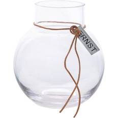 Rund glasvas, klarglas - Ernst Kirchsteiger
