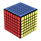 ROXENDA 7x7 Magisk Kub, 7x7x7 Speed Cube Super-slitstark Klistermärke med Levande Färger (7x7x7)