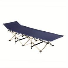 TEMU 190cm Camp Bed Camping Bed Folding Bed Camping 250kg Guest Bed Foldable